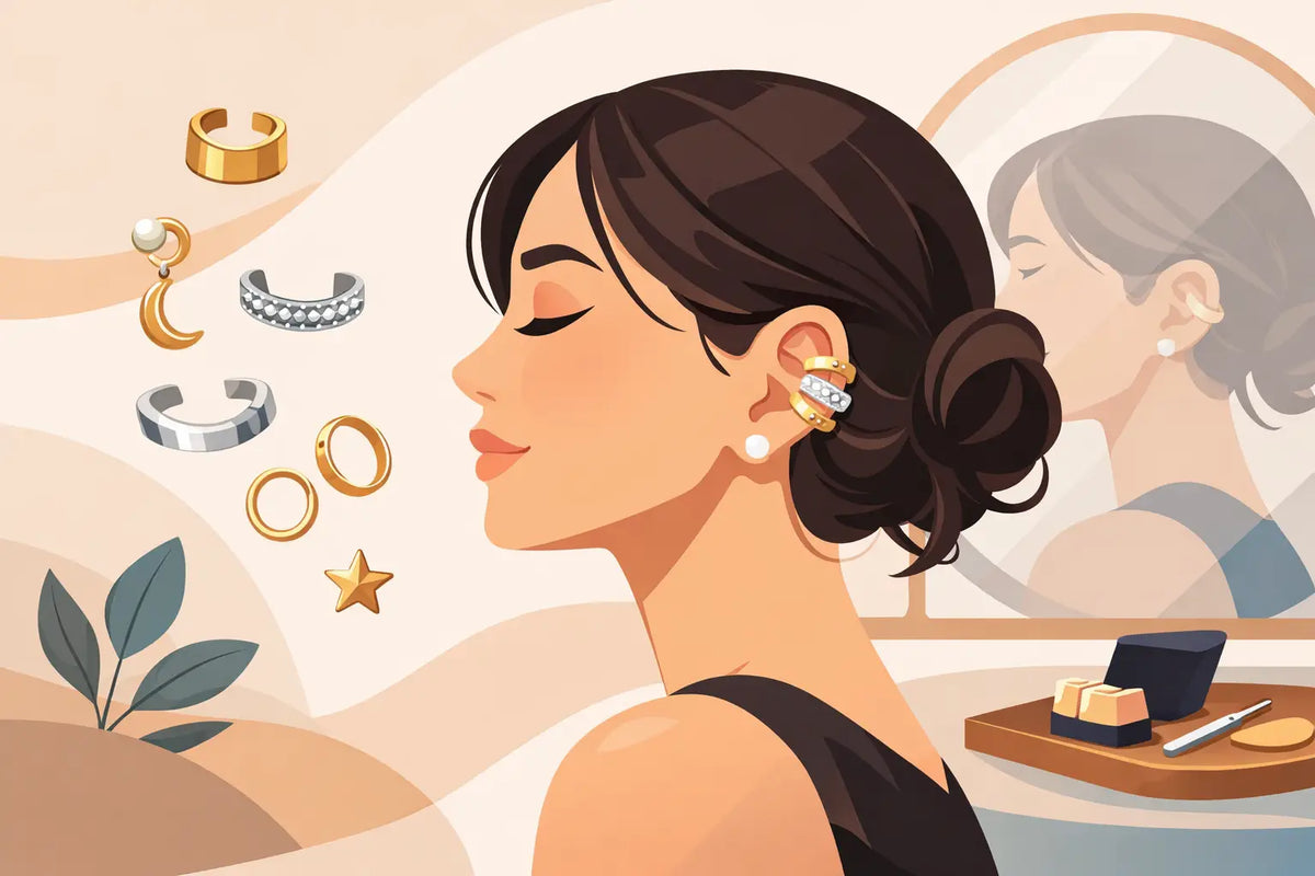 Cómo usar ear cuffs con estilo y sin errores