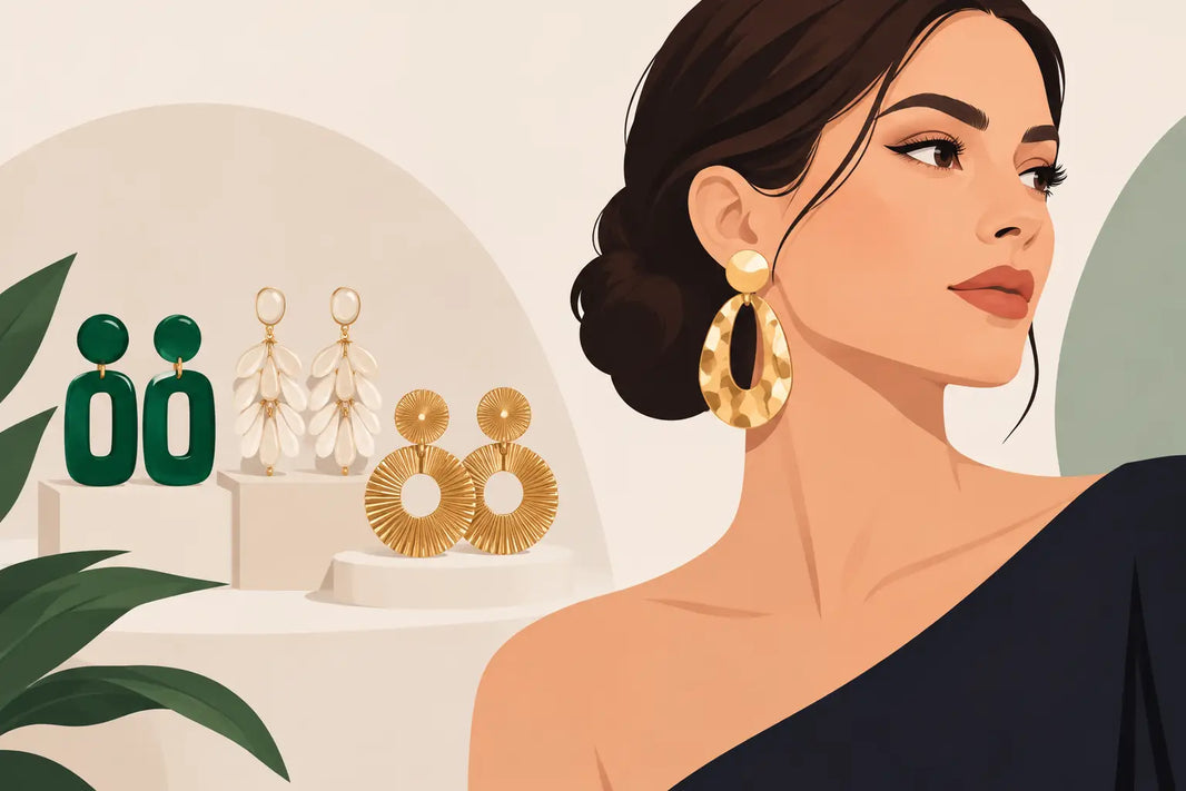 Aretes statement para eventos que transforman looks