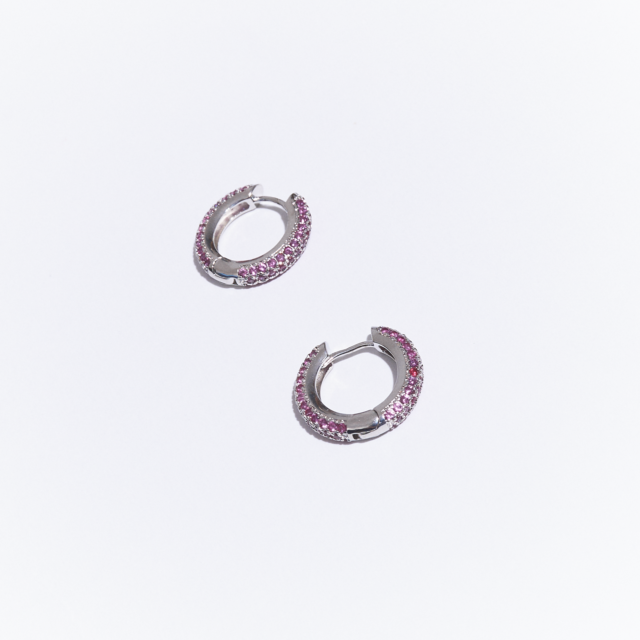 Hoops Egipcio Rosa Plateado