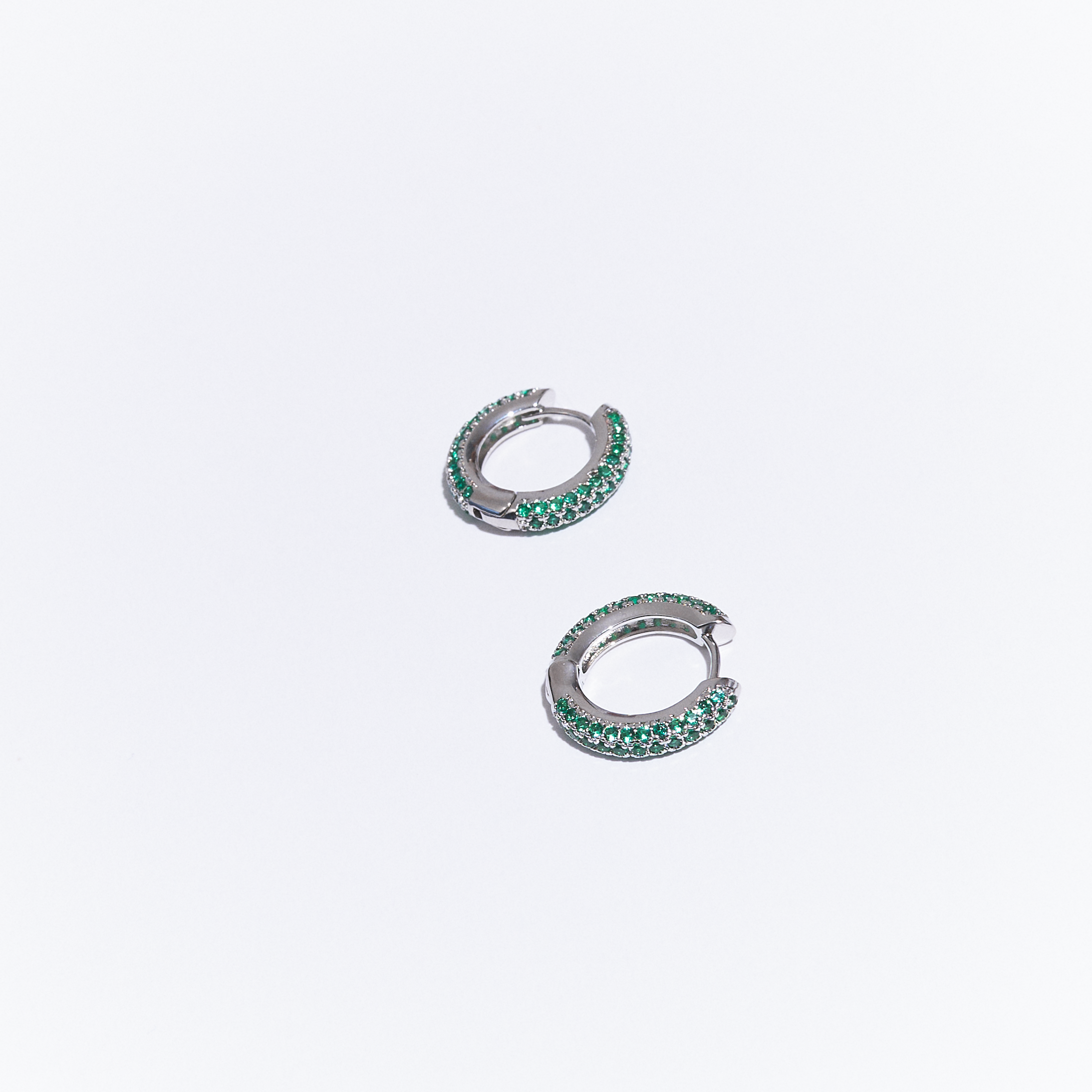 Hoops Egipcio Verde Plateado