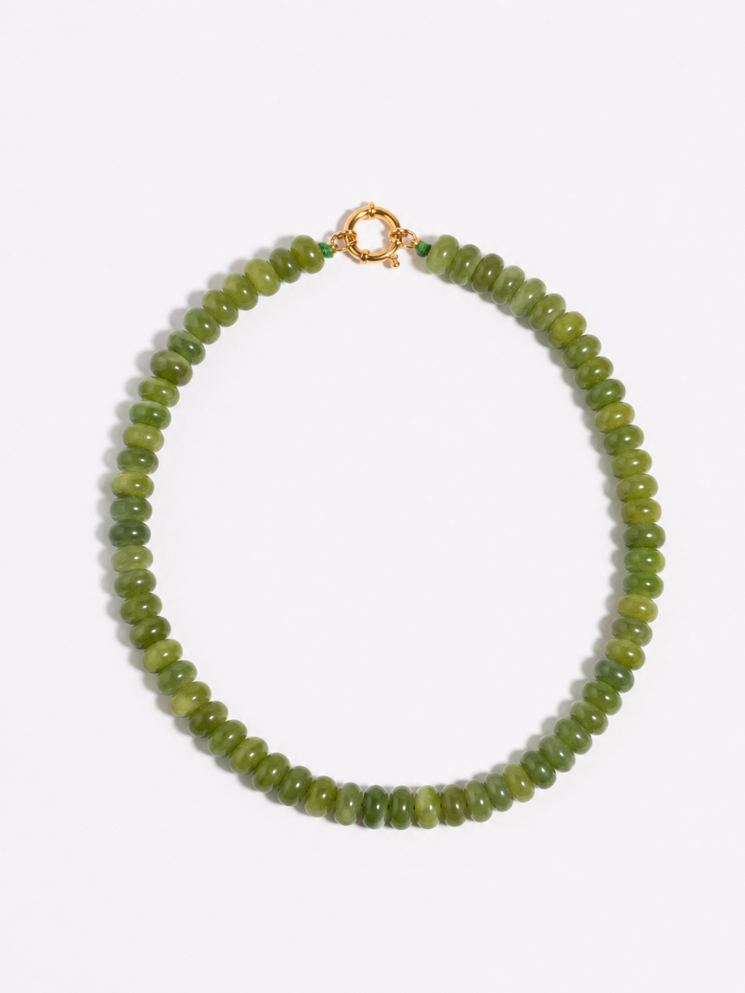 Collar Dona Cuarzo Verde Manzana