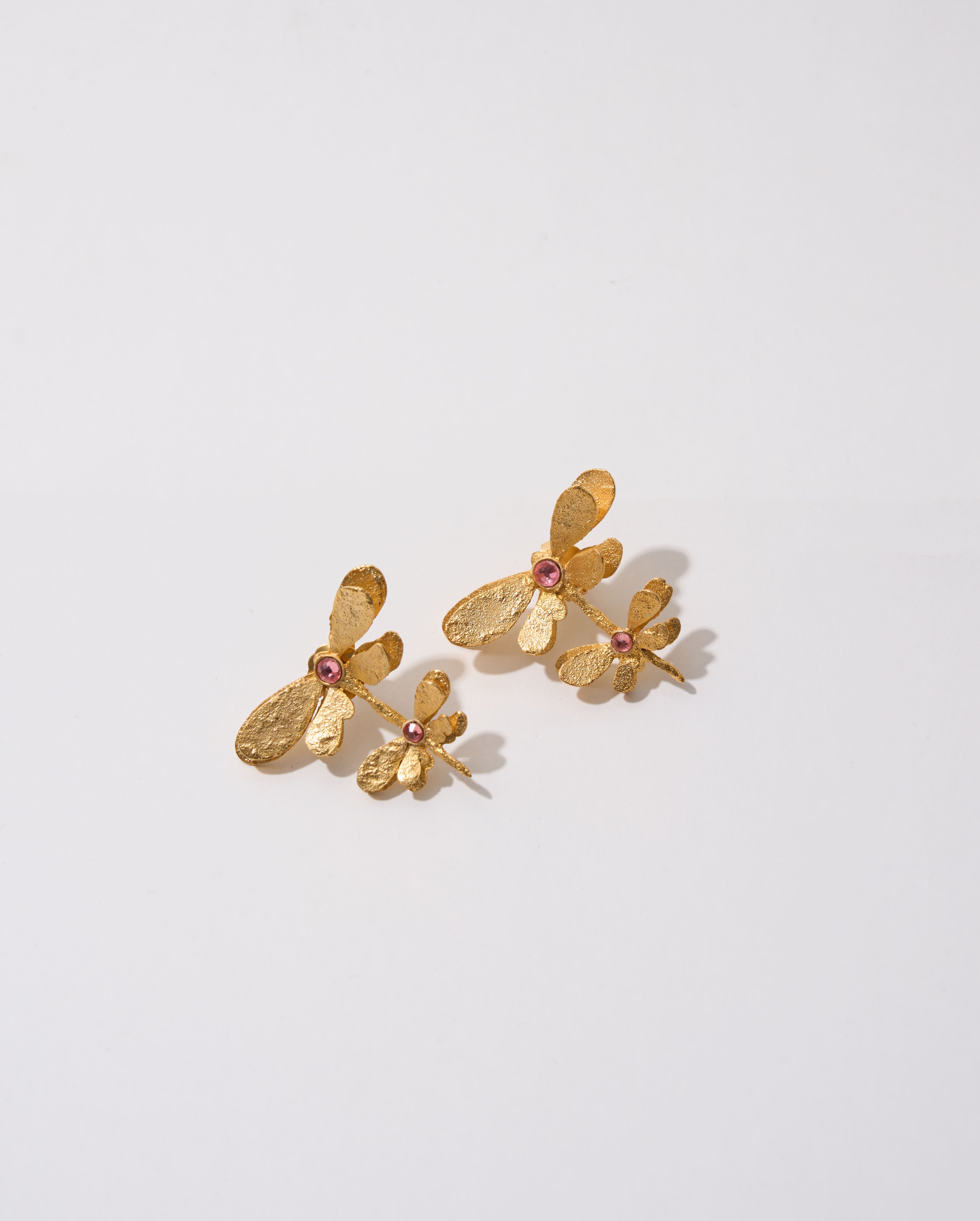 Aretes Libélula Doble